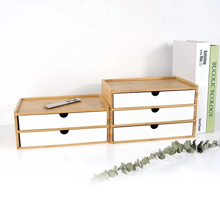 Japan Style Minimalist Desk Wooden Drawer 1