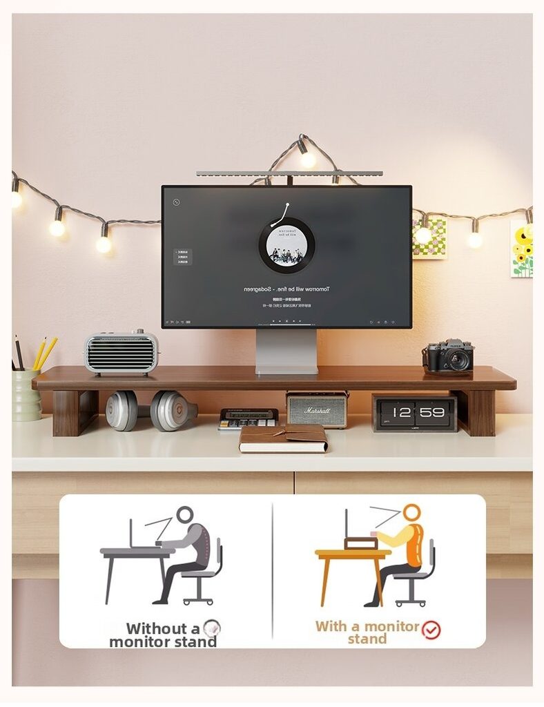 MUGG Multifunctional Wooden Monitor Riser 2