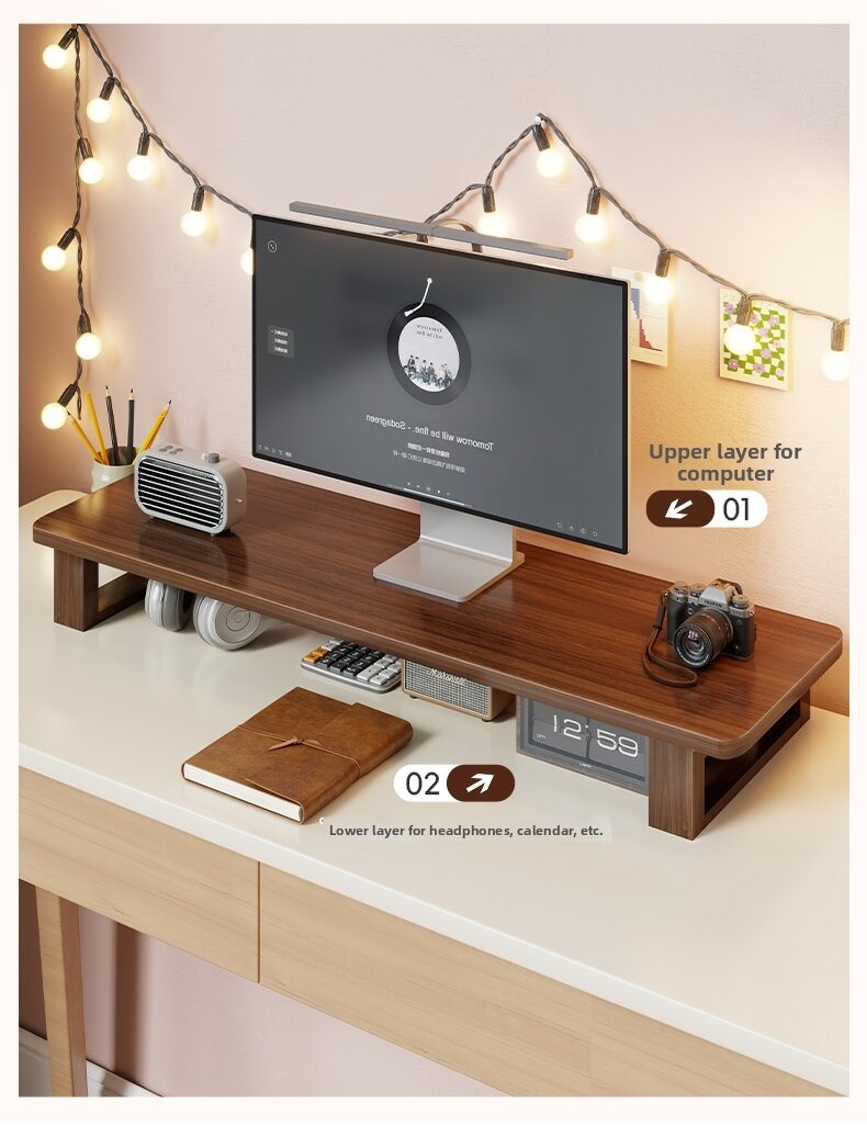 MUGG Multifunctional Wooden Monitor Riser