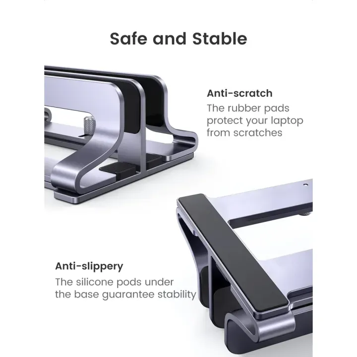 Ugreen Aluminum Vertical Laptop Stand 2