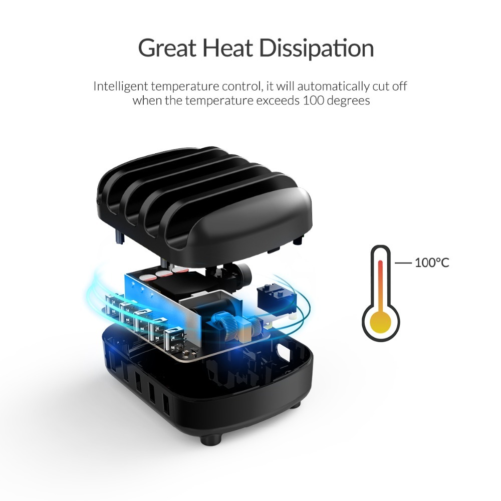 Orico 5-Port Smart Desktop USB 3